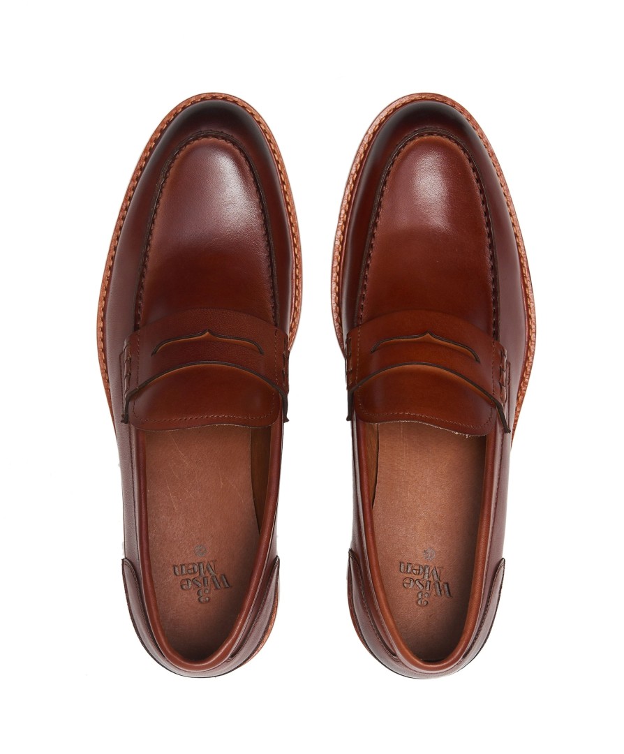 Footwear 3 Wise Men | Devo Leather Penny Loafer * Sassytrendjacket